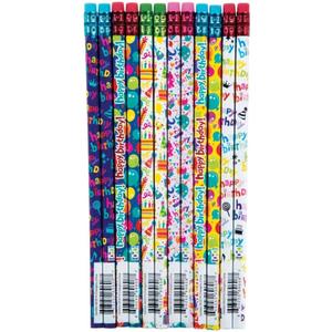 Raymond Geddes Birthday Number 2 Pencils For Kids (Pack of 72)