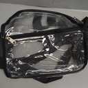 USPECLARE Clear Backpack Stadium Approved 12X11x6, Waterproof Clear Bag Stadium Backpack for Concert Work Sport Event
