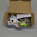 Interactive Cat Toys for Indoor Cats: 2 in 1 Laser Pointer Cat Toy with Automatic Flying Bird & Mouse Wand, Smart Motion Mode Adjustable Speed, USB Rechargeable Safe for Bored Kittens and Adult Cats (White)