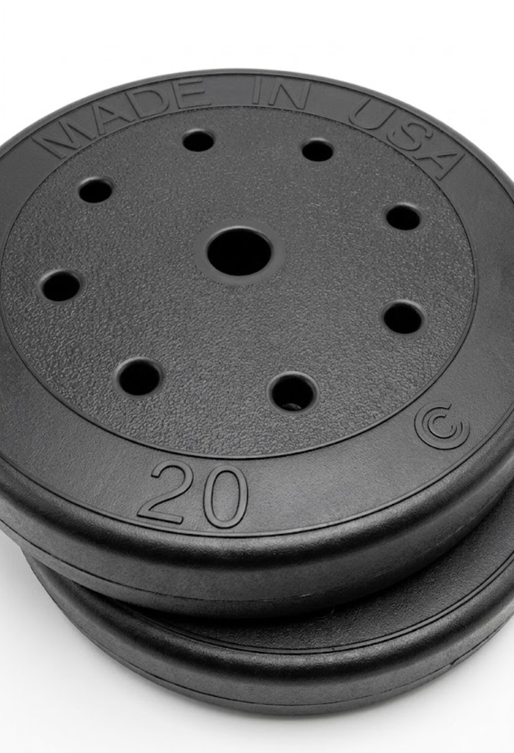 Weight Plate - Ideal for Strength Training Weight 20 lb Pack Of 2