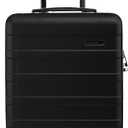 Cabin Max Anode 44L 55x40x20cm (22x16x8inch) Carry On Hand Luggage Suitcase - Lightweight, Hard Shell, 4 Wheels, 3 Digit Combination Lock (Black)