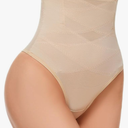 SIMIYA Thong Shapewear Tummy Control for Women High Waist Stay-Put Body Shaper Girdle Compression Stomach Shapewear Thong size small