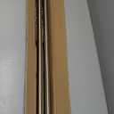 Heavy Duty Curtain Rods,1 1/4" Large Diameter Premium Nonadjustable Curtain Rod,84in/7ft Custom Window Treatment Rods with Durable Aluminum Brackets and End Caps, Antique Bronze Finish