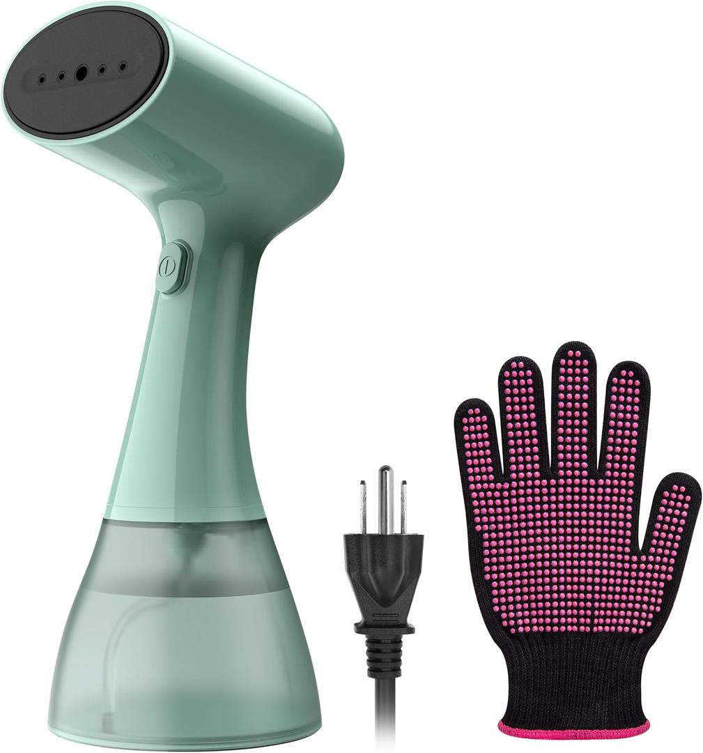 GS01 Steamer for Clothes, clothes steamer handheld with Ultra Large 400ml Water Tank, 1500W High Power, 20S Fast Heat-up,Wrinkle Remover,Portable Handheld Design Travel Steamer