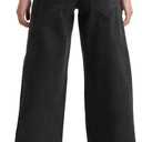 Levi's Women's 94 Baggy Wide Leg Jeans, Black Size 28