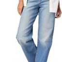Levi Strauss Signature Women's Heritage High-Rise Loose Straight Jeans Stretch Denim  32
