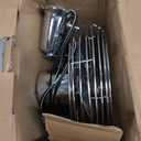 12V Fan RV|Truck Cooling Heavy Duty 8" Metal Car Fan Bus|Boat|Forklift|Car|Camper|Lawn|Mower|Tractor 2-Speed Silver
