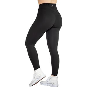 Women's Yoga Pants 7/8 High Waisted Workout Yoga Leggings for Women Butt Lifting Tummy Control Booty Tights (X-Large, Black)