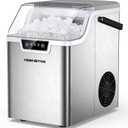 KEENSTAR Nugget Ice Maker Countertop, Chewable Pellet Ice Cubes