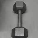 CAP Barbell Cast Iron Hex Dumbbell | Multiple Options (15 lb, Gray, Single)