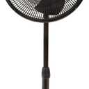Lasko 16 Inch 3-Speed Quiet Adjustable Tilting Wide-Area Oscillating Standing Pedestal Fan for Bedroom, Kitchen, Home, and Office, Black