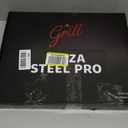 Pizza Steel PRO by Hans Grill | XL 1/4" Thick Square Conductive Metal Baking Steel for Oven and BBQ Cooking Pizzas | Bake and Grill Bread and Calzone with our Cast Iron Pizza Stone