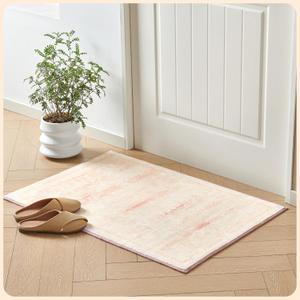 Istana 2x3 Area Rug - Pink Boho Rugs for Living Room 2x3 - Foldable Small Rugs for Bedroom - Stain Resistant Washable Rug Non Slip - Eco-Friendly Area Rugs Indoor