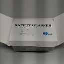 JING LEI Safety Glasses Anti Fog Goggles Vented Sides Shields Transparent PC Frame Spectacles for Lab Medical and Daily Use (Clear Lens)