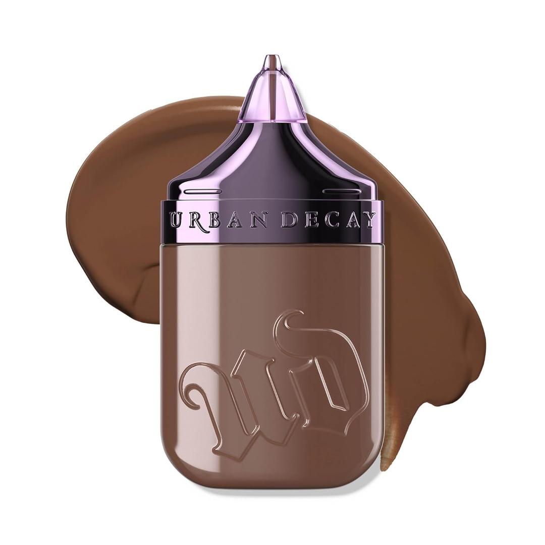 Urban Decay Face Bond Waterproof Foundation, Medium Coverage, Natural Matte Finish, 3% Niacinamide Serum, Self-Setting + Transfer-Resistant, Sweat-Proof, Blurs Skin - 1 fl oz (Shade 35 (deep warm neutral))