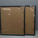 20X24 Poster Frame, Display Pictures 16X20 with Mat or 20X24 Without, Wall Hanging Frames, Black, 2 Pack