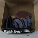 Scotch-Brite SE Surface Conditioning Disc, Roloc TS, Coarse, Aluminum Oxide, Heavy Duty, Durable, 3 in, 25/Inner, 100/Case