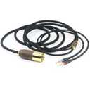 NewFantasia 6.7ft 4-pin XLR Balanced Cable 7N OCC Copper Silver Plated Cord Walnut Wood Shell Compatible with Hifiman Sundara, Ananda, Arya, HE400SE, Edition XS, HE4XX Headphones Dual 3.5mm end