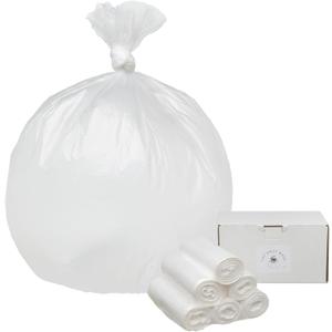 33 Gallon Garbage Trash Bag 33X40" Clear 150 Count Can Liner Bulk 30 Gallon 31 Gallon 32 Gallon 34 Gallon 35 Gallon Made in USA