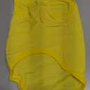 Dog Clothes Stretchy T-Shirt for Medium Dog Yellow