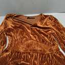 Simplee Women’s V Neck Velvet Maxi Dress Short Sleeve Empire Waist Long Formal Dress for Wedding Guest M