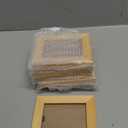 Creative Hobbies Pack of 6 - Unfinished Solid Pine Wood Picture Frames For Arts & Crafts, DIY Painting Project - Stand or Hang on the Wall - (8x6 Frame Size Holds 6x4 Pictures) For Adults and Kids