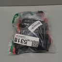 Cimkiz Crampons Ice Cleats Traction Snow Grips for Boots Shoes Women Men Anti Slip 19 Stainless Steel Spikes Safe Protect for Hiking Fishing Walking Climbing Mountaineering (Medium, Teal)