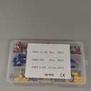 80 Pcs Electrical Cable Connectors Assorted, Insulated Wire Cable Crimp U-Type Fork Spade Butt Ring Connector Assortment Kit, Male/Female Wire Cable Crimp Terminals