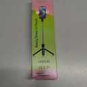 Selfie Stick Tripod,MQOUNY Extendable Selfie Stick Tripod with Dual LED Ring Light with Detachable Wireless Remote and Tripod Stand Compatible with iPhone, Samsung Galaxy and Smartphone (Black)