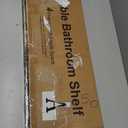 ADOVEL 4 Layer Corner Shower Caddy, Adjustable Shower Shelf, Constant Tension Stainless Steel Pole Organizer, Rustproof 13.3 x 9.9 x 8.7 inches (White)