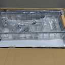 1 Packs 2 Tier Grey Under Sink Organizer,Under Sink Organizers and Storage, Slide Out Pull Out Cabinet Organizer Shelf, Metal Sliding Drawer for Kitchen Bathroom Cabinet Organization Rack (Gray)