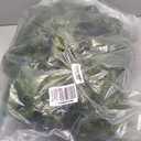 9FT Pre-Lit Artificial Christmas Garland with 50 LED Light Battery Operated, Holiday Decorations with 300 Tip Branch, for Indoor Door Home Stairs Fireplaces Wall