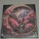 Beautiful Flower Blossom Landscape Puzzles for Adults 1000 Pieces Nature, Pretty Floral Moon Bridge Scenery Art Jigsaw Puzzles, Impossible Hard Difficult Challenging Aesthetic Garden Puzzle