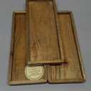 Samhita Mango Wood Serving Platter with Raised Edge -Set of 3 for Display Fruit Snacks Appetizer Sushi Food Decorative (12" x 5" x 0.75")