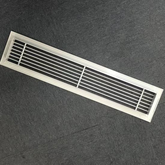  19.5" x 3.5" Aluminum Return Grille - Easy Air Flow - Linear Bar Grilles [Outer Dimensions:  21" x 4.8"