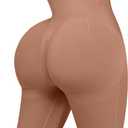 SHAPELLX Shapewear For Women Tummy Control High Waisted Body Shaper Shorts Butt Lifting Shapewear Higher Power Panties (Medium, A4-light Brown)