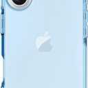 ArtsEvo Designed for iPhone 16 Case, 6.6ft Drop Protection, Full Body Screen Camera Protective Phone Case, Light Blue