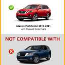 Tuyoung 300lbs Roof Rack Cross Bars Compatible with Nissan Pathfinder 2013-2021 & Pathfinder Hybrid 2014 with Raised Side Rails, Lockable Heavy Duty Aluminum Roof Rails Crossbars Rooftop Cargo Bars