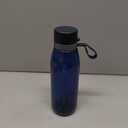 PHILIPS Filtered Water Bottle, BPA-Free Tritan Plastic Water Bottles, Replaces 450 Plastic Water Bottle with Reusable GoZero Everyday Water Filter, Portable Filtering Bottle for Travel, 36oz Navy Blue