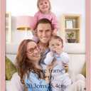 Giftgarden 8x10 Picture Frame Pink, Thin Photo Frame for Wall or Tabletop Display, 1 Pack