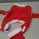 Enjoying Cat Christmas Costume, Pet Santa Hat with Xmas Clothes for Cats Small Dogs Rabbits, Cat Santa Hat and Red Warm Cloak Coat, New Year Puppy Red Clothes Outfit, Adjustable