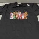 Black Family Christmas Afro African American Santa Xmas TShirt L