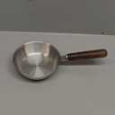 IMEEA 5.5-Inch Egg Pan Omelet Pan SUS304 Stainless Steel Mini Sauce Pan with Wooden Handle