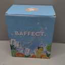 Baffect Water Pitcher, Glass Pitcher With Lid And Handle, 63 Oz / 1.8 L High Borosilicate Glass Jug For Fridge Door, Carafe For Hot/Cold Iced Tea Juice Coffee Milk Beverage Glacier-Textured