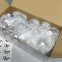 Patelai 30 Pcs Christmas Clear Plastic Fillable Ornaments for Tree Christmas Drink Balls Plastic DIY Hanging Pendant Ball for Crafts Home Wedding Party Decor (50 ml)