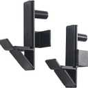 J-Hook Barbell Spotter Arm for 2.36" x 2.36" Tube Power Cage with 1" or 5/8" Hole, Dip Bar for Squat Rack, Heavy Duty Bottom Reinforced Premium Steel with 1000 LBS Capacity