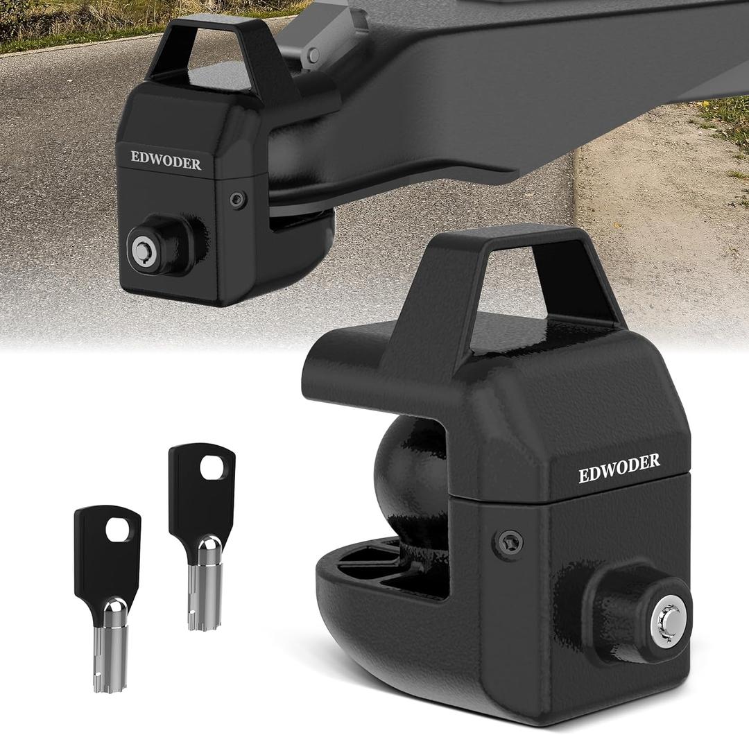 Trailer Coupler Lock N-LOK1 Heavy Duty Hitch Locks with Keys,Anti Theft RV Locks,ONLY Fit 2-5/16" Ball Coupler