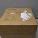 TIPGO Slim Bathroom Trash Can with Lid Soft Close, Step Pedal, 6 Liter / 1.6 Gallon Stainless Steel Trash Bin, Small Garbage Cans for Bedroom, Office, Kitchen (Silver)