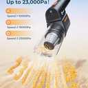 Car Vacuum, 5 in 1 Portable Mini Cordless Vacuum with 23,000Pa Powerful Suction, 10 Attachments, 180 Foldable, Type-C Charge, LED, Small Vacuum Cleaner for Car, Home, Pet, car Accessories