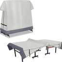 Ping Pong Table Cover Outdoor Waterproof, Dual Function Table Tennis Cover Fits Both Folding Tables and Flat Tables Indoor & Outside 68"L x 6"/30"W x 62"H
